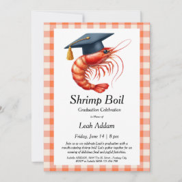 Convites Graduation Party Shrimp Boil Invitation