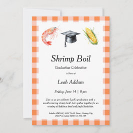Convites Graduation Party Shrimp Boil Invitation
