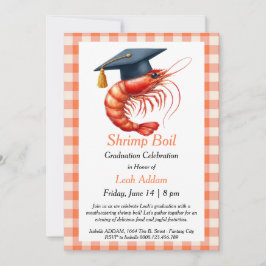 Convites Graduation Party Shrimp Boil Invitation