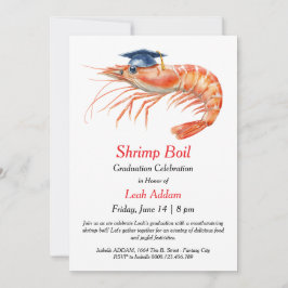 Convites Graduation Party Shrimp Boil Invitation