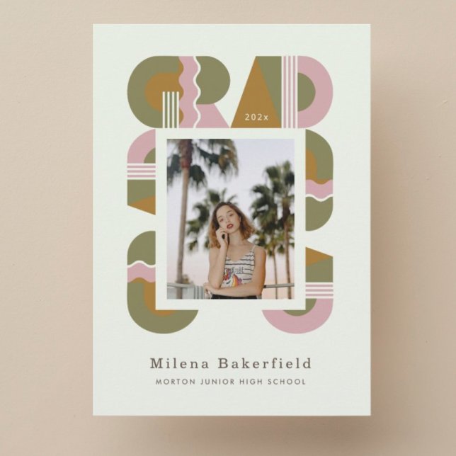 Convites Graduation photo announcement card 2026 invitation (Criador carregado)