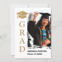 Convites Graduation Photo Party Invitation Announcement