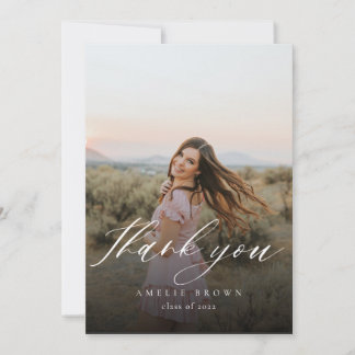 Convites Graduation Thank You Card