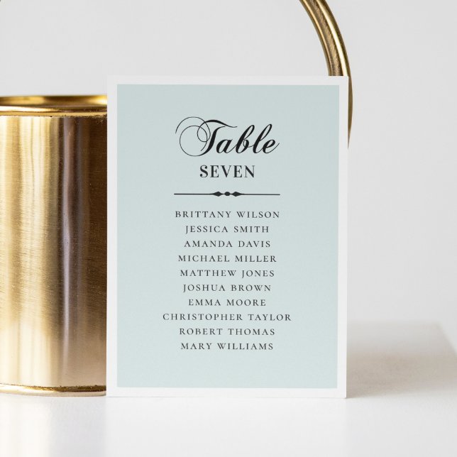 Convites Gráfico clássico de assentos de casamento de scrip (Criador carregado)