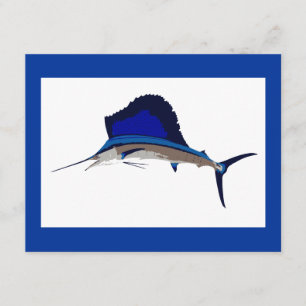 Convites Gráfico da pesca do Sailfish