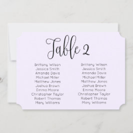 Convites Gráfico de assentos de casamentos. Puro moderno