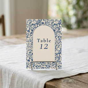 Convites Gráfico de assentos de mesa de arco floral intrinc