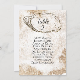 Convites Gráfico de Assentos de Ostra de Aquarelas Moderna