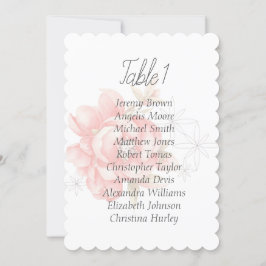 Convites Gráfico de assentos de peões vermelhos modernos em