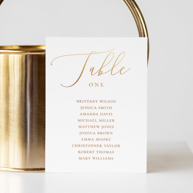 Convites Gráfico de Casamento de Caligrafia Dourada Formal (Criador carregado)