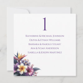 Convites Gráfico de Casamento - Floral Tropical