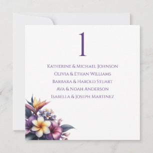Convites Gráfico de Casamento - Floral Tropical