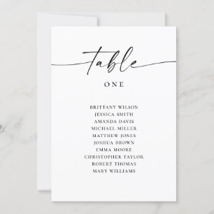 Convites Gráfico de Casamento Minimalista   Script Moderno