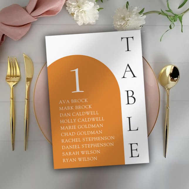 Convites Gráfico de Número Mínimo de Tabela do Terracotta (Criador carregado)