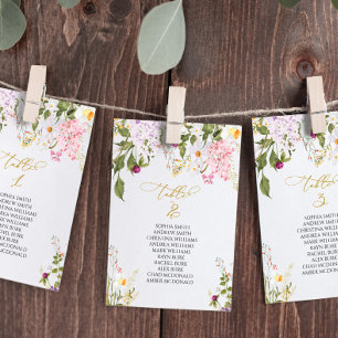 Convites Gráfico de Sentos de Casamento de Flores Selvagens
