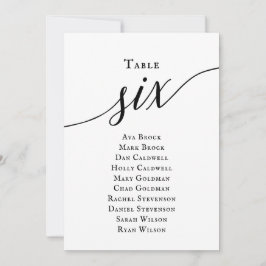 Convites Gráfico de Seposição da Tabela de Script Elegante 