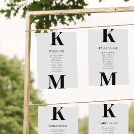 Convites Gráfico Preto Moderno com Placa Monograma Negrito