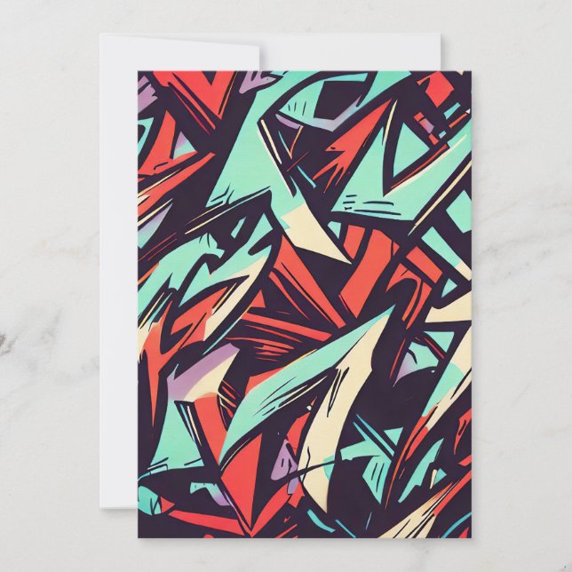 Convites Grafite moderno (Frente)