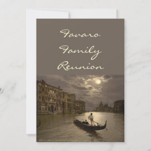 Convites Grand Canal by Moonlight II, Venice, Italy