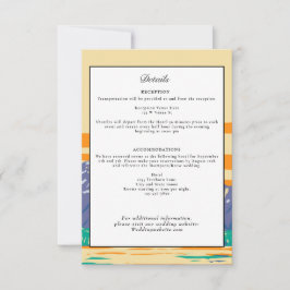 Convites Grand Teton National Park Detalhes do Casamento Re