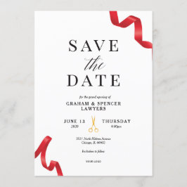 Convites Grande Abertura Salvar Data