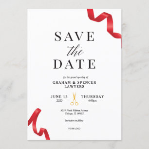 Convites Grande Abertura Salvar Data