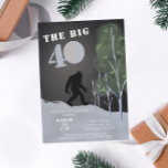Convites Grande aniversário de 40 anos de Aventura Selvagem<br><div class="desc">Dar uma volta no lado selvagem com estes divertidos convites para aniversário de 40 anos de aventura de pés grandes!</div>