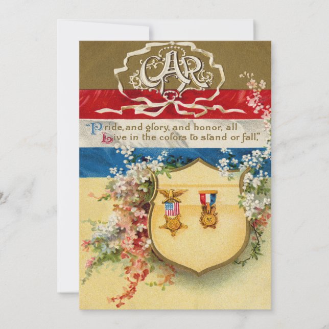 Convites Grande Exército de Flores da República (Frente)