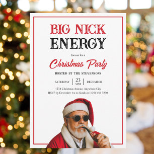 Convites Grande Nick Energy Engraçado Piada Amigos Festa de
