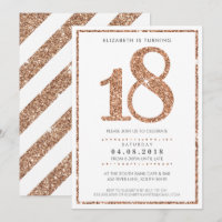 GRANDE NÚMERO DE IDADE INVISTIR glama 18 rosa dour