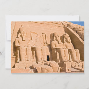 Convites Grande Templo de Abu Simbel - Ramsés II - Egito