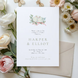 Convites Grandmillenial Love Birds Couples Shower