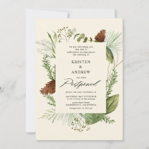 Convites granizo inverno verde postura casamento