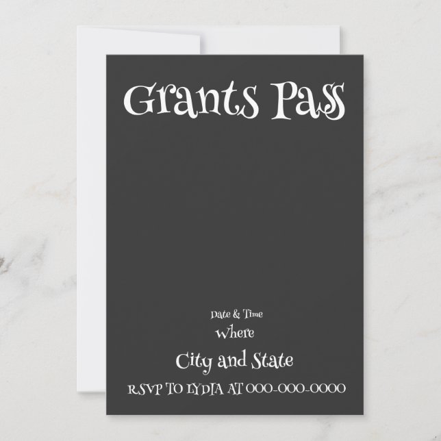CONVITES GRANTS PASS (Frente)