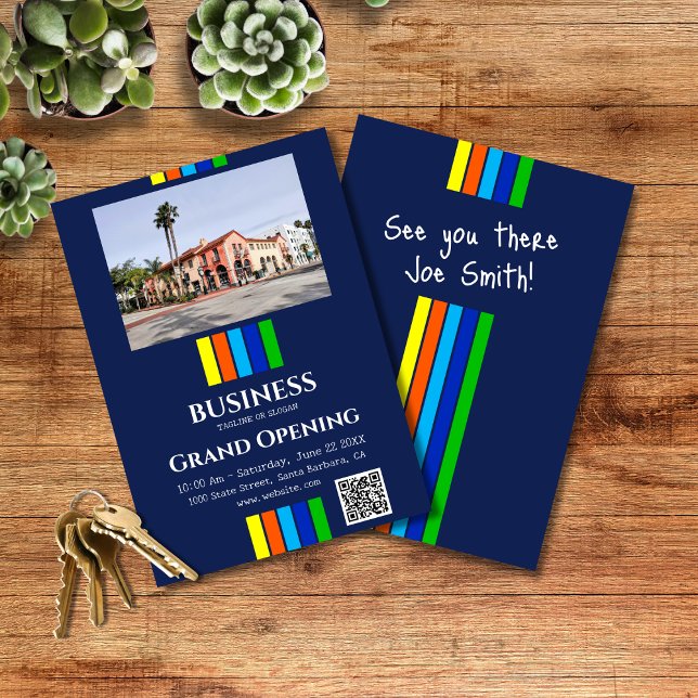 Convites Graus de Abertura Grande Vertical de Foto do Códig (Criador carregado)