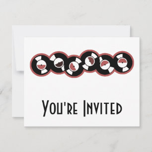 Convites Gravar Linha Vermelha