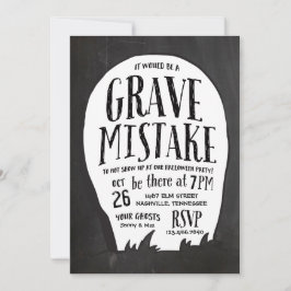 Convites Graveyard Stories Halloween Party