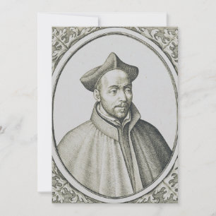 Convites Gravura de São Inácio de Loyola Arte Antiga