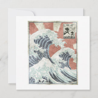 Convites Great Wave Off Kanagawa Japanese Aesthetic Art
