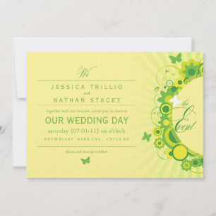 Convites Green Medley 5x7