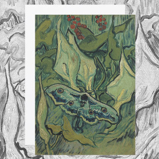 Convites Green Peacock (Imperador) Moth, de Vincent van Gog