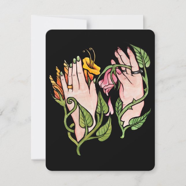 Convites Green Witch Magick (Frente)