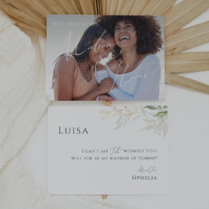 Convites Greenerescência e Dourada Matriz de Foto Desbotada