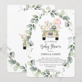 Convites Greenerescer Woodland Drive By Chá de fraldas Girl