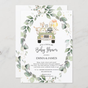 Convites Greenerescer Woodland Drive Por Chá de fraldas Neu