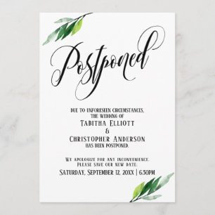 Convites Greenery adiou o lançamento da atualização de casa