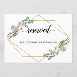Convites Greenery Boho Cotton Sinal Reservado