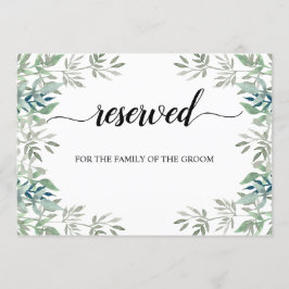Convites Greenery Calliografia - Sinal de Casamento Reserva