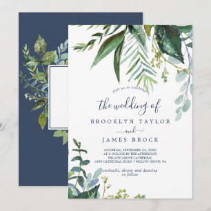 Convites Greenery De Verão O Casamento De