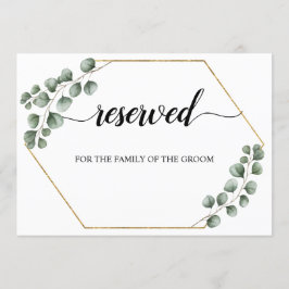 Convites Greenery Eucalyptus Reservado Sinal de Casamento